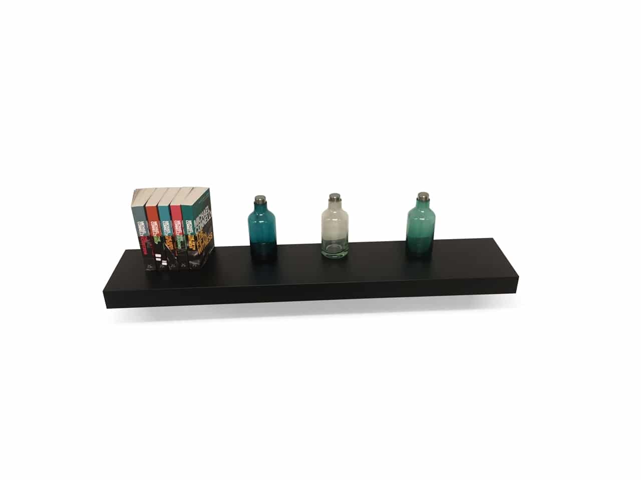 Black Gloss Floating Shelf Top Shelf UK