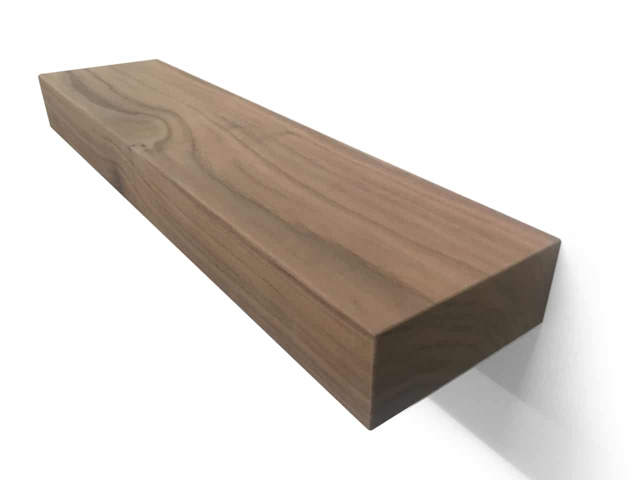 Solid Walnut Floating Shelves Top Shelf UK