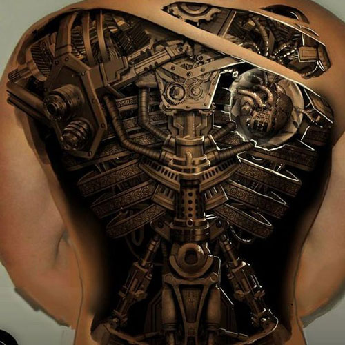 51 Best Biomechanical Tattoos For Men: Cool Design Ideas (2022 Guide) 500_x_500_jpg