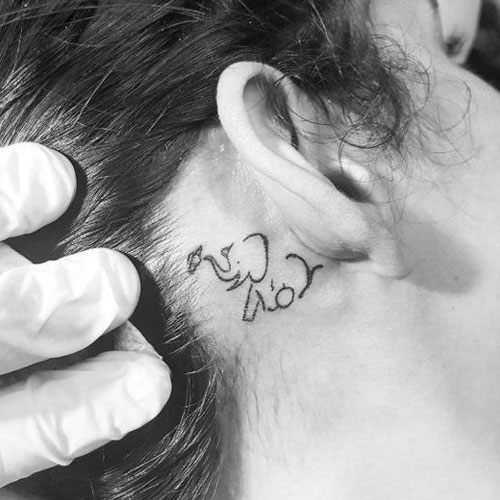 101 Cute Behind The Ear Tattoos For Women (2022 Design Ideas) 500_x_500_jpg