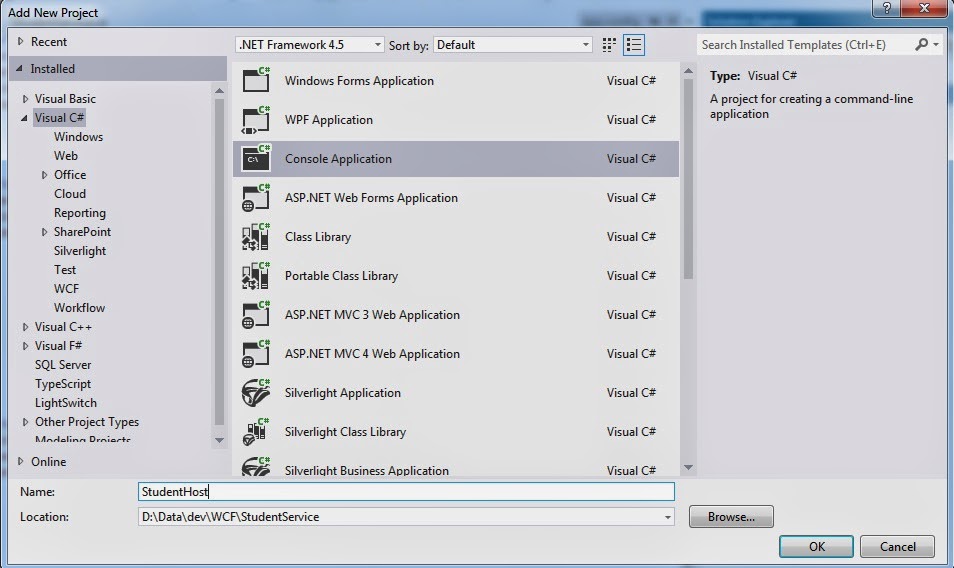 WCF Self Hosting in a Console Application Simplified CodeProject
