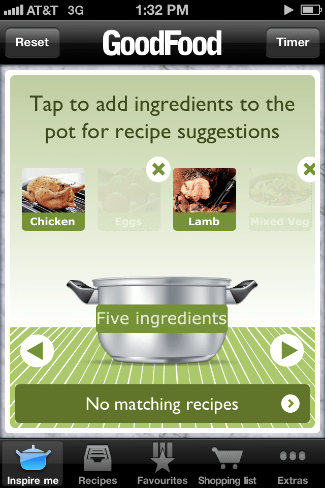 Food App Review of the Week Good Food OnePot Recipes Toque