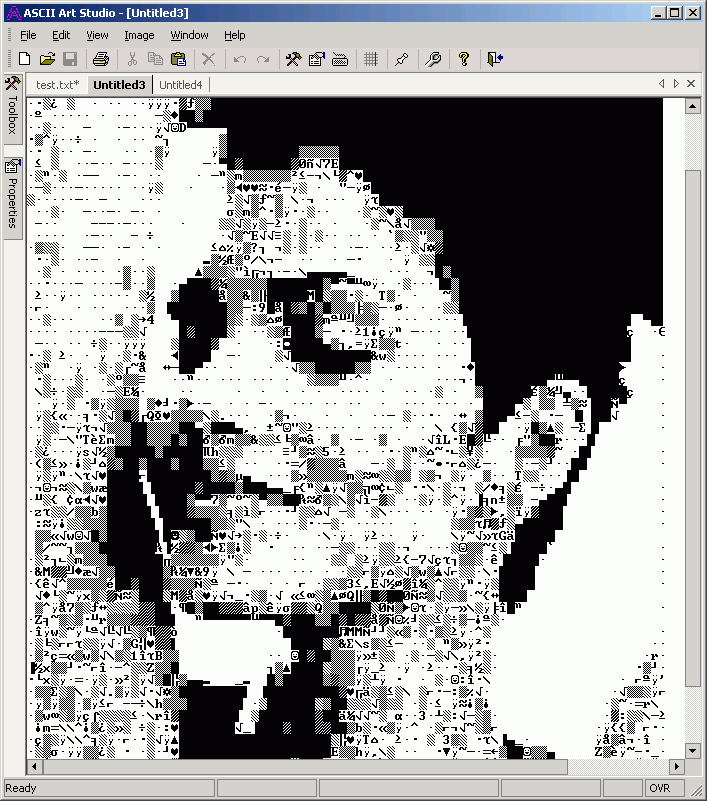 ASCII Art Studio Screen Shot