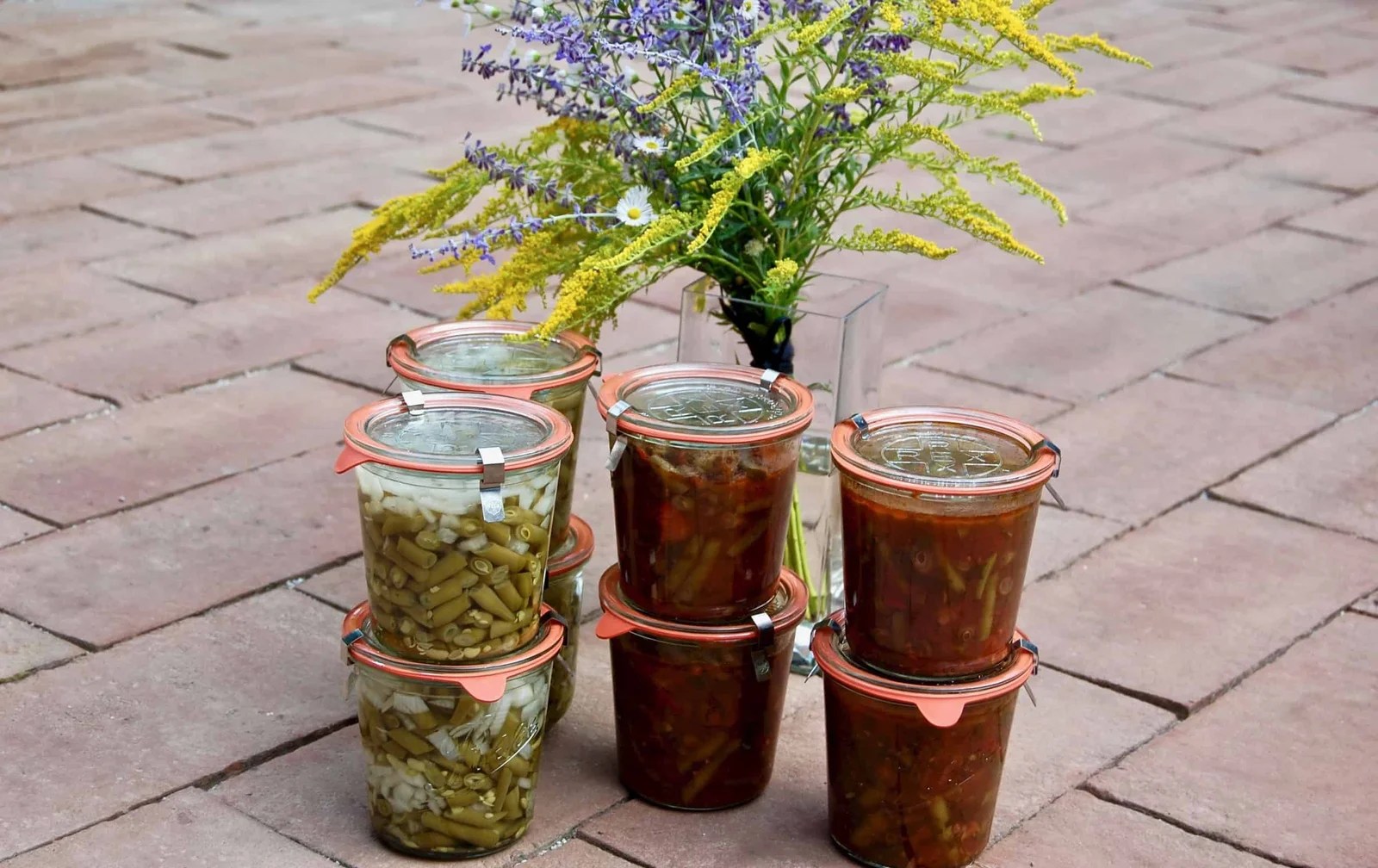 Fisolen einkochen Zwei Rezepte Torftrottel