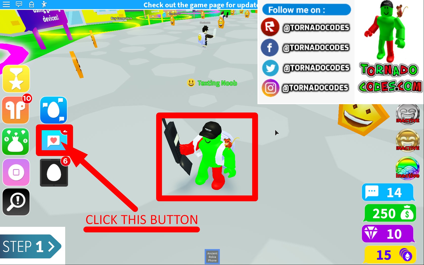 Roblox Texting Simulator Codes List (August 2022) Tornado Codes