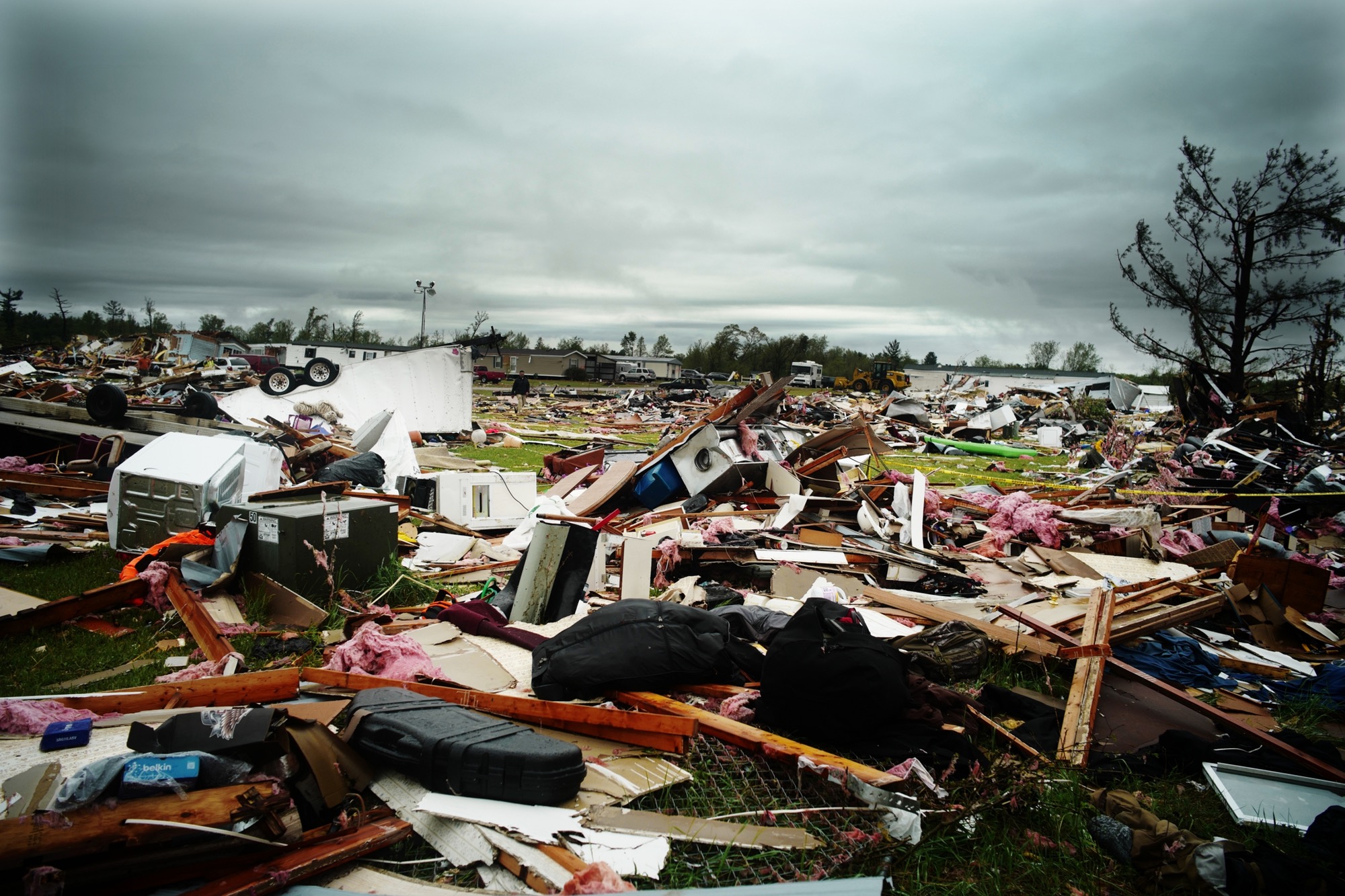 Wisconsin tornado’s trail of destruction was unusually long, raising