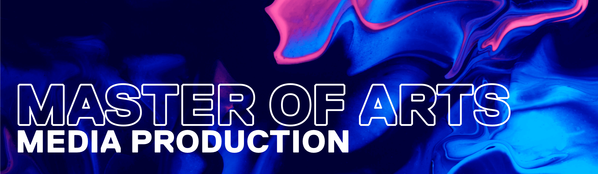 Master of Arts in Media Production RTA School of Media Toronto