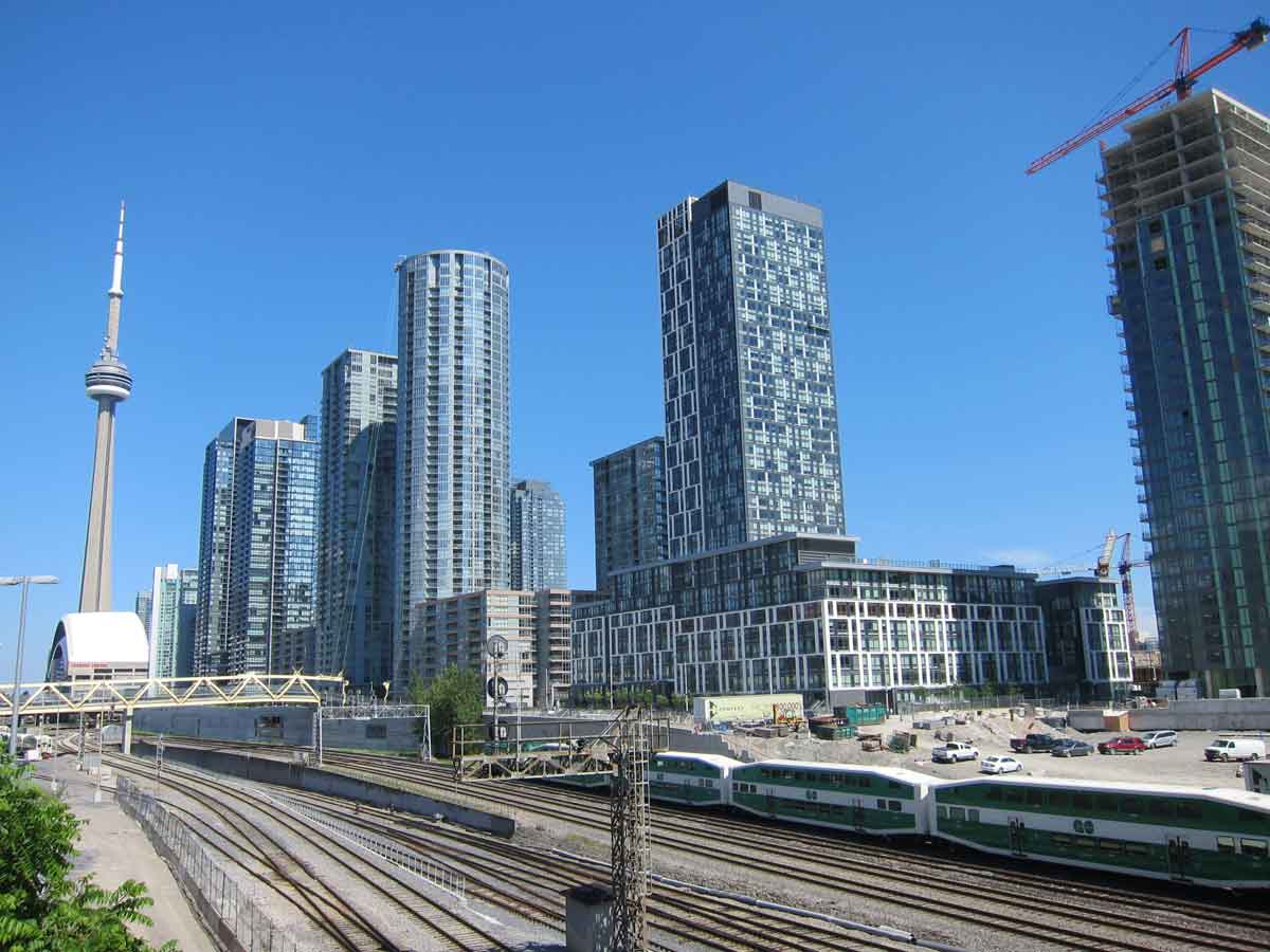 Condominium Apartment Skyscrapers in Downtown Toronto (Feb 2014