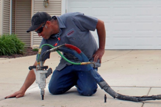 Polyurethane Foam Concrete Lifting Diy Pin on Residential Concrete