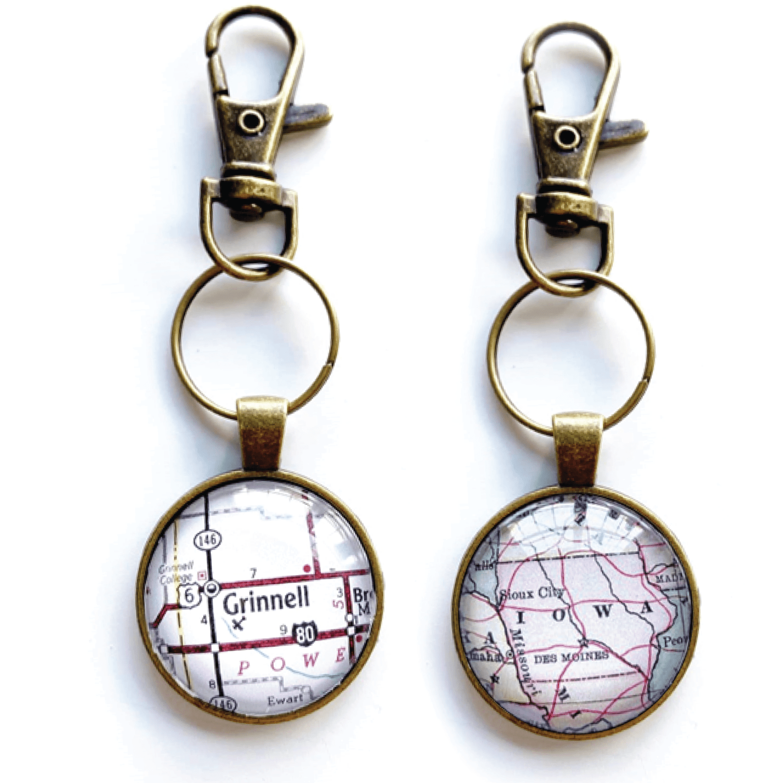 Map Keychains Unique Decor and Gifts Total Choice