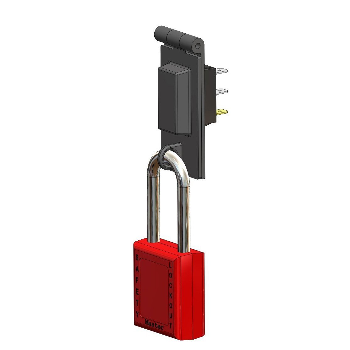 How do you lock a rocker switch? Total Lockout