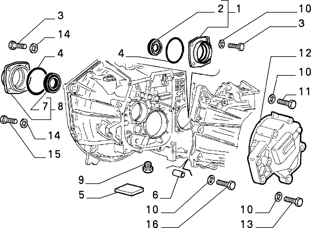 Alfa Romeo GTV/Spider (916) Drive Shaft Seal RH Totally Alfa