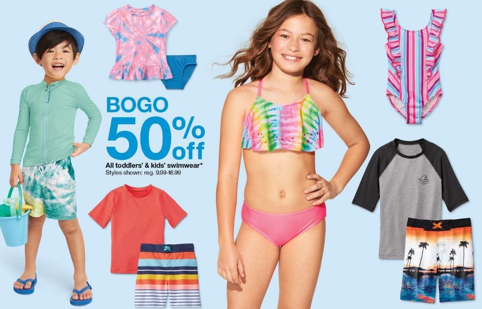 B1G1 50 Off Swim Wear for Kids & Toddlers at Target
