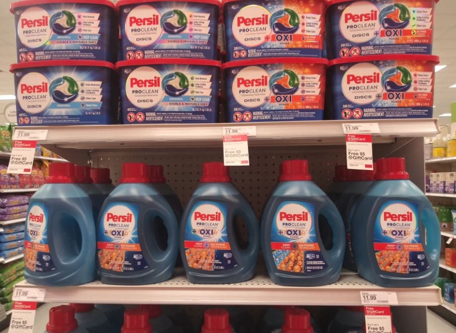 Nice Savings on Persil ProClean Laundry Detergent at Target