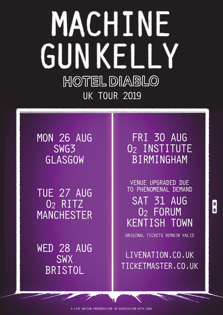Machine Gun Kelly Tour 2022 Uk bojosdu