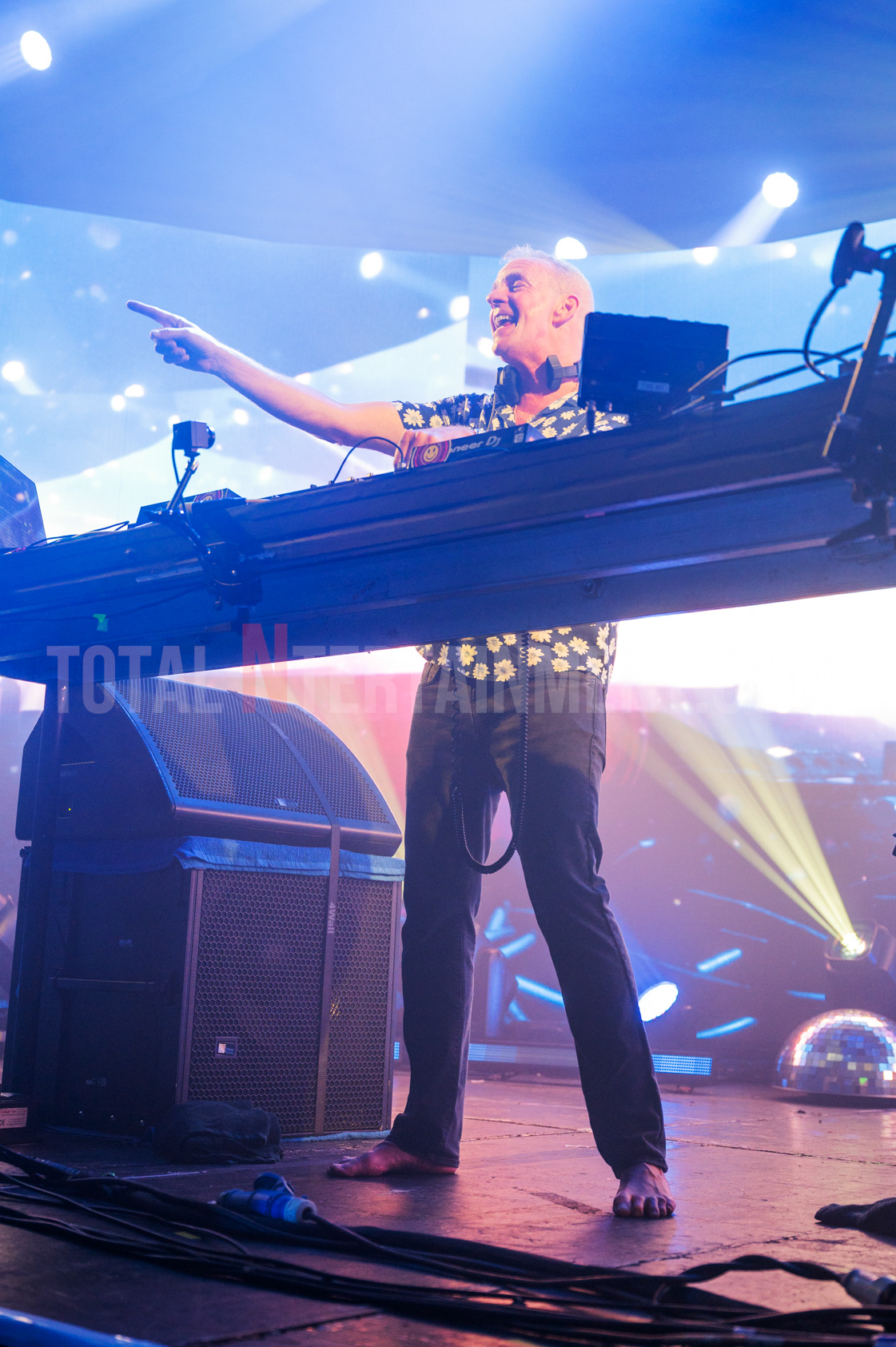 Fatboy Slim performs at Victoria Warehouse TotalNtertainment