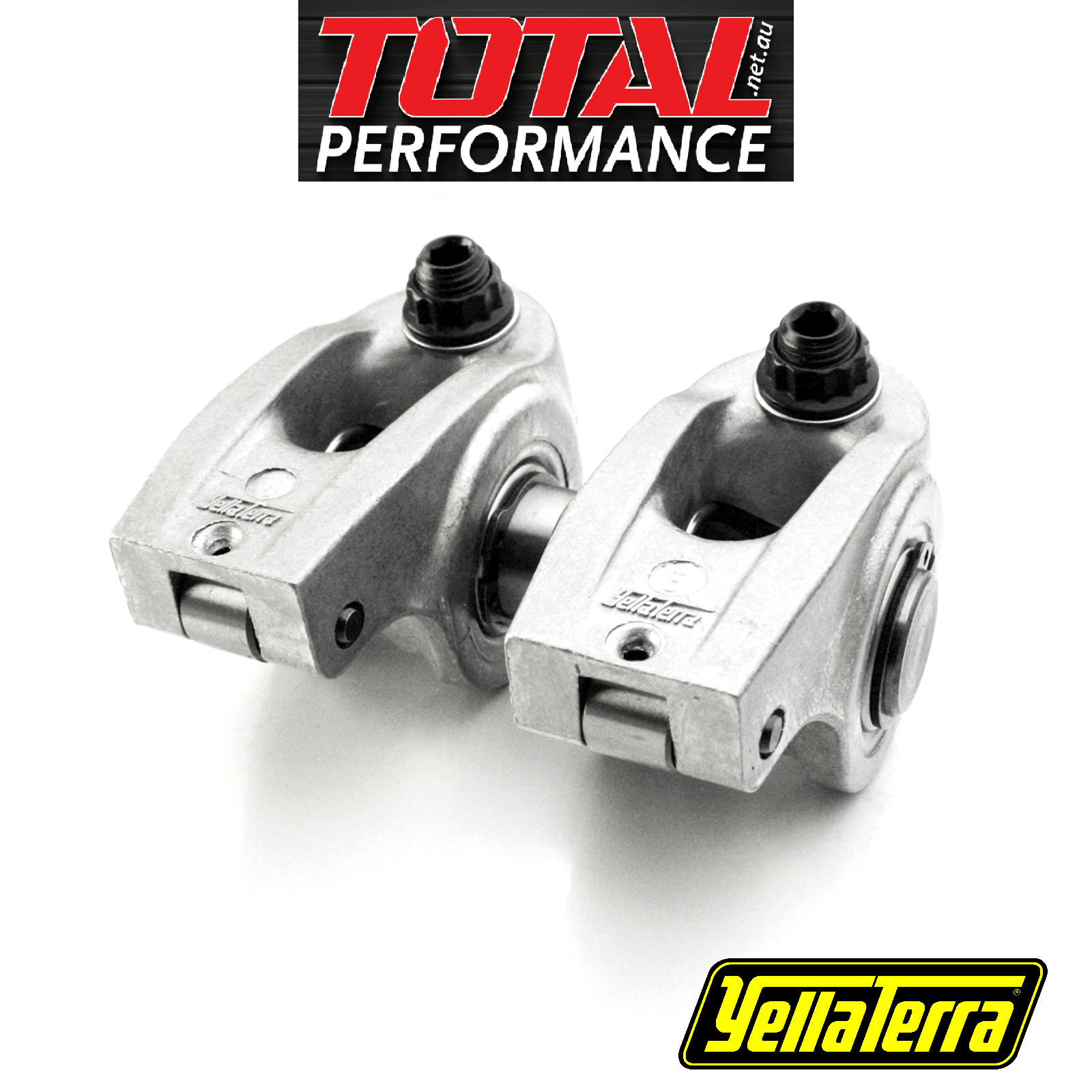 YELLA TERRA HOLDEN V8 1.65 304 Roller Rockers, Shaft Mount, Pushrod