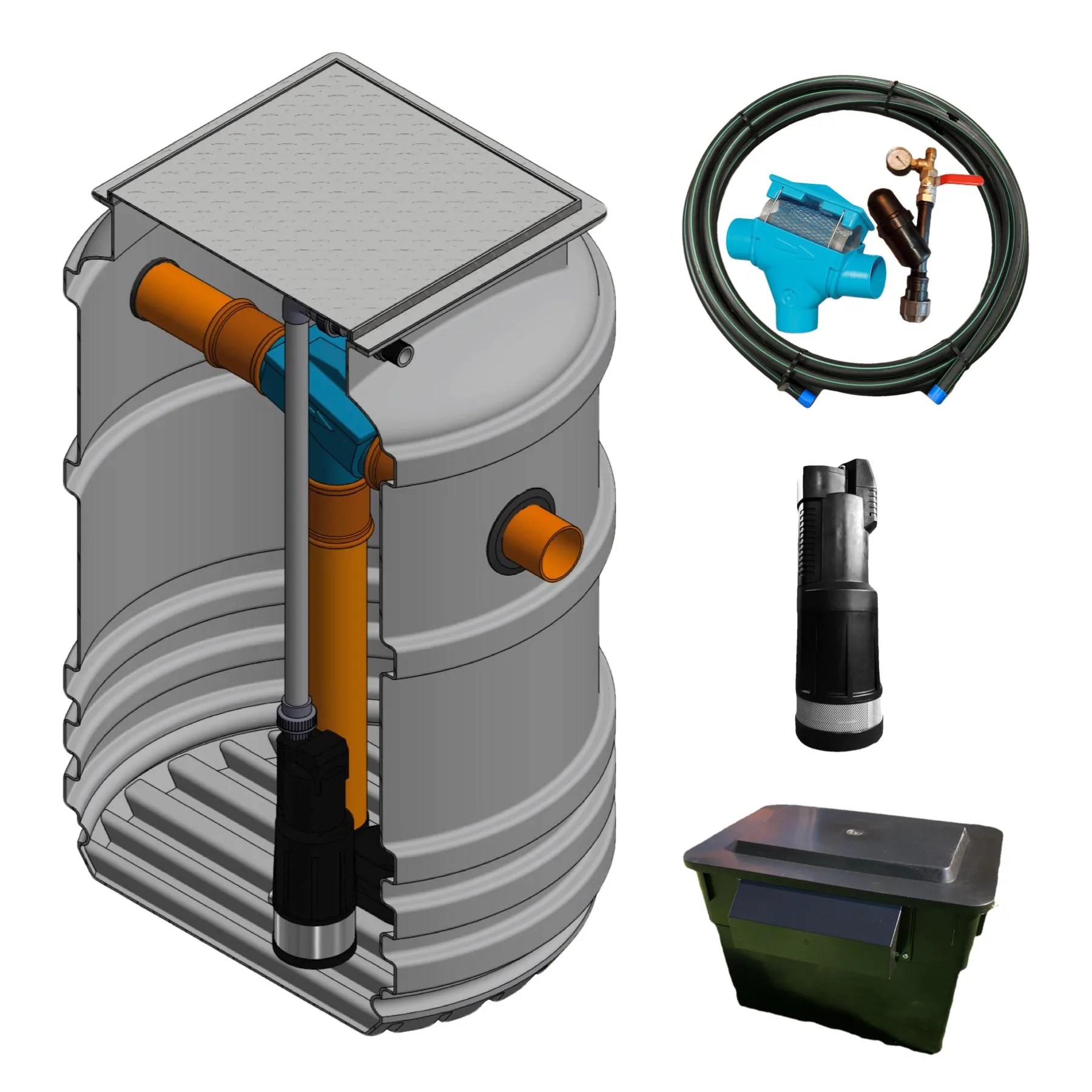GravityFed Rainwater Harvesting System Total Water Systems