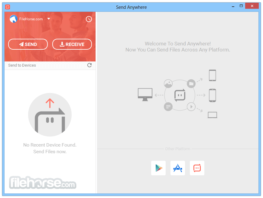 Programma Send Anywhere Download (2019 Latest) per Windows