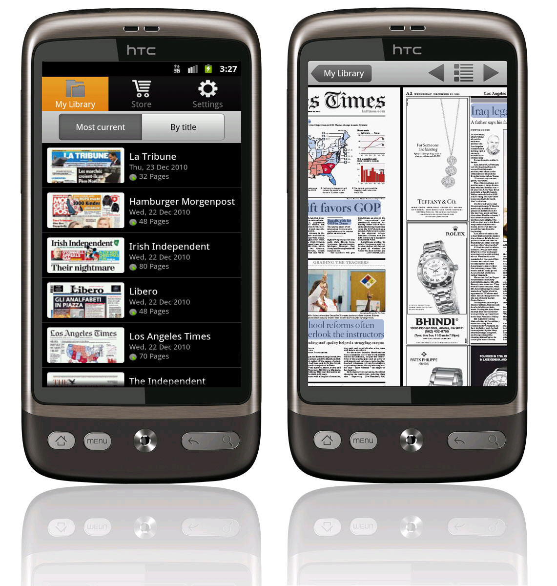 Read & Listen newspaper with PressReader android app