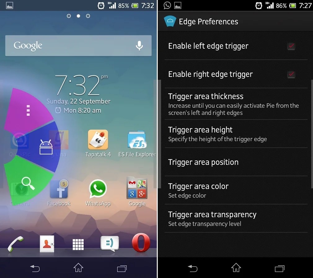 Change Your Android Default Launcher With Pie Controls