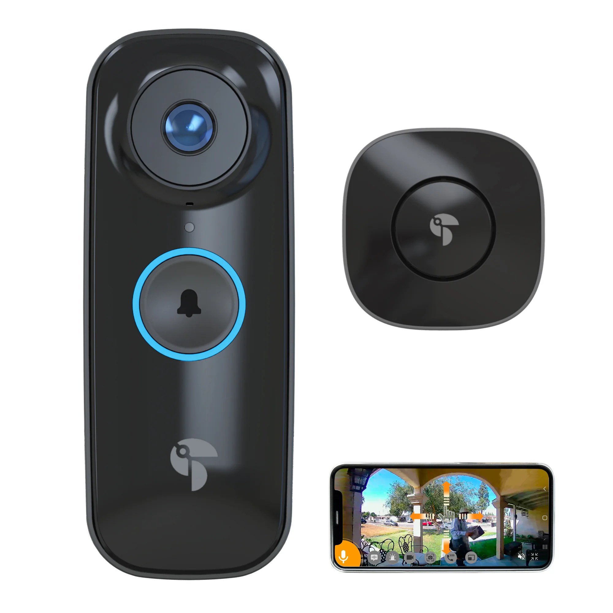 Best Video Doorbell Wireless Pro No Subscription Required Toucan
