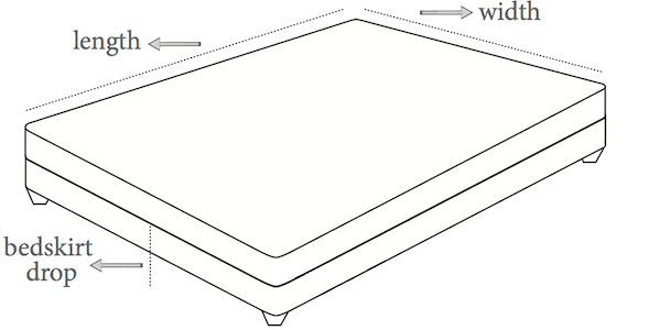 Bedskirt Sizes | Touch of Class