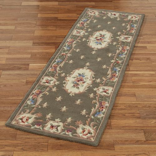 Fleur de Lis Aubusson Rug Runner