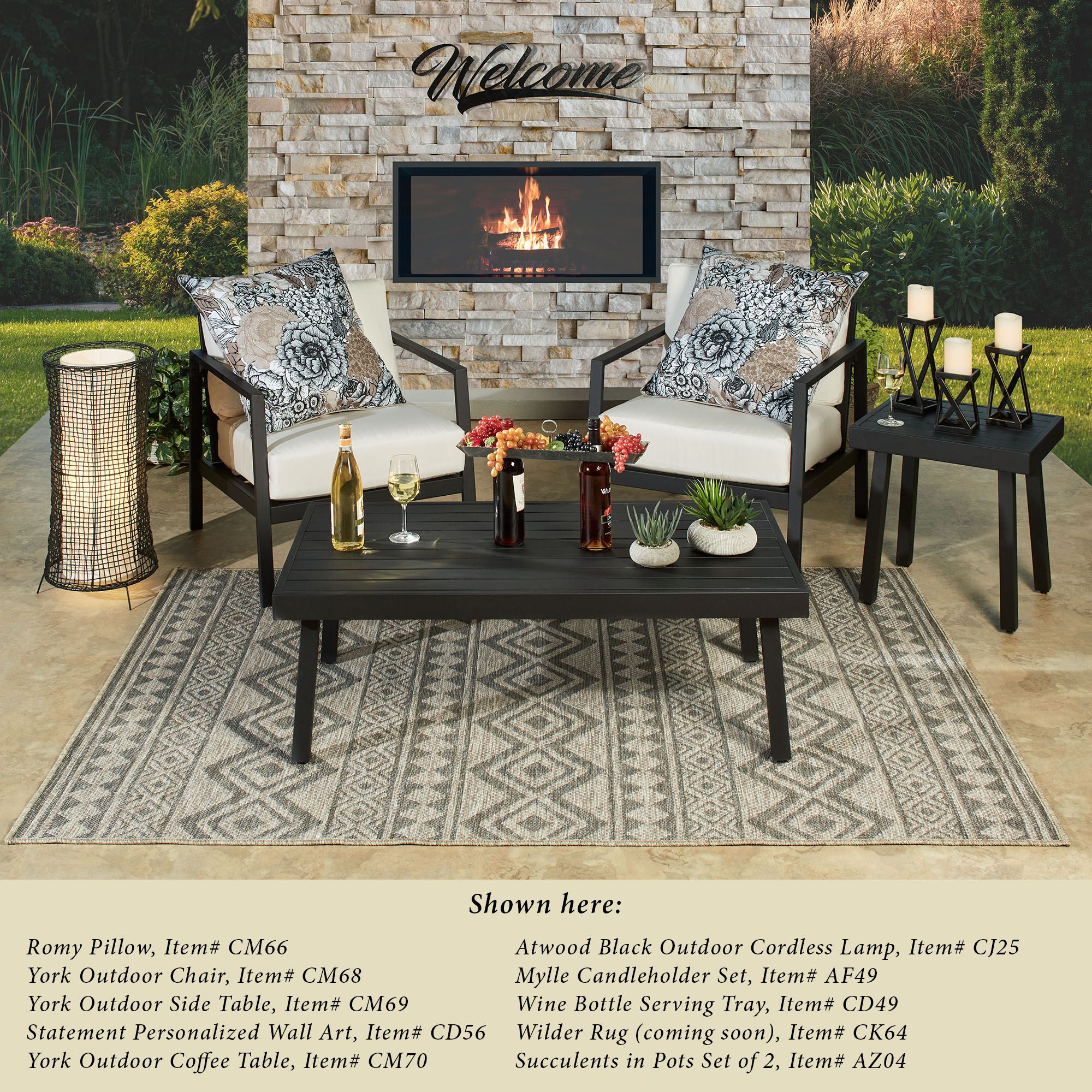 Oak Hill Ivory Upholstered Accent Chair from the Martha Stewart Collection