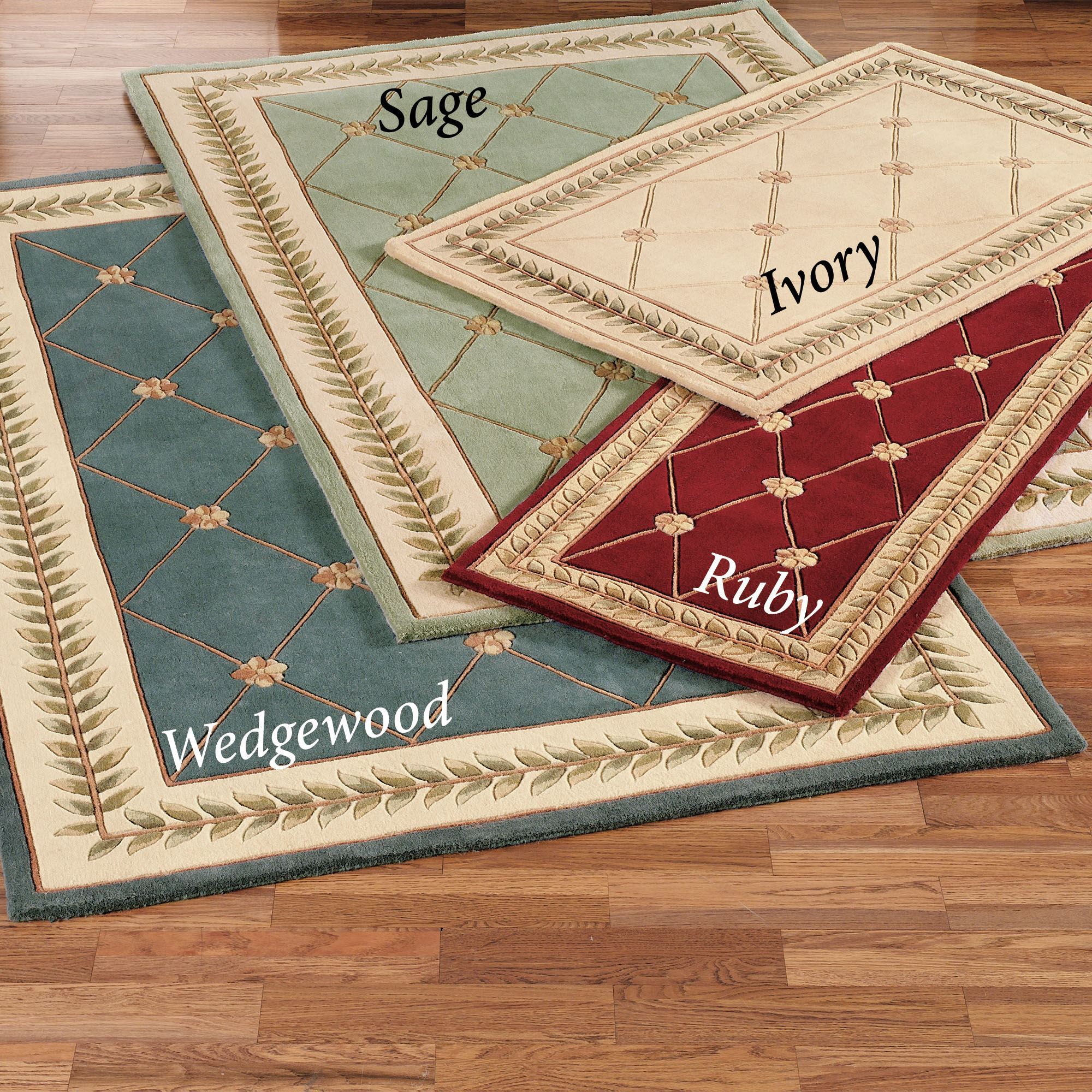 Floral Trellis Rug Runners