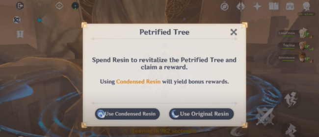 Genshin Impact How to get condensed resins Touch, Tap, Play
