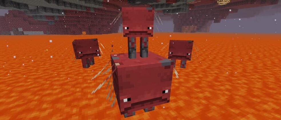 How to Tame and Ride a Strider in Minecraft Touch, Tap, Play