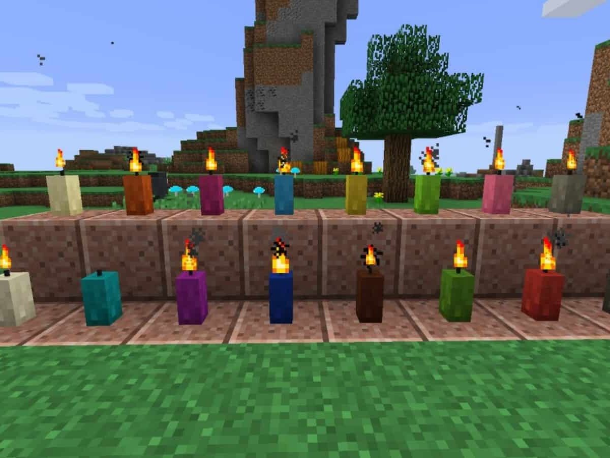 How to light a candle in Minecraft Touch, Tap, Play
