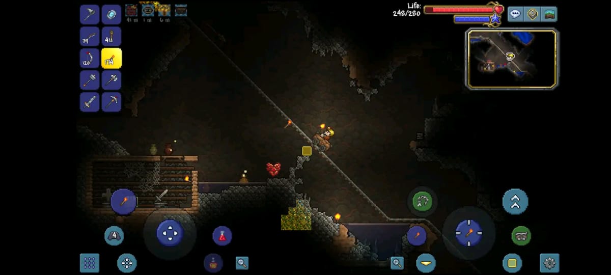 Terraria How to Access the Jungle Temple Touch, Tap, Play