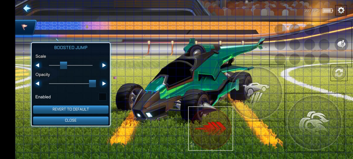 How to Enable Jump Boost Button in Rocket League Sideswipe Touch, Tap