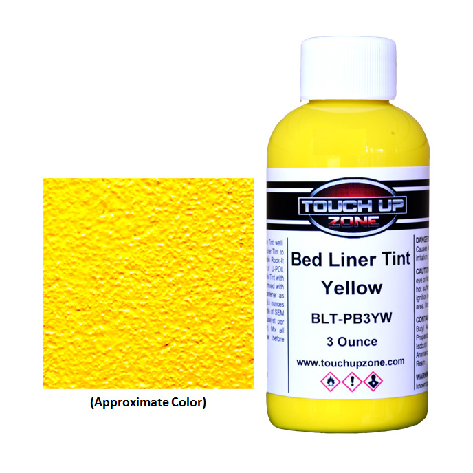Yellow Bed Liner Tint (3 Ounce Bottle) Touch Up Zone