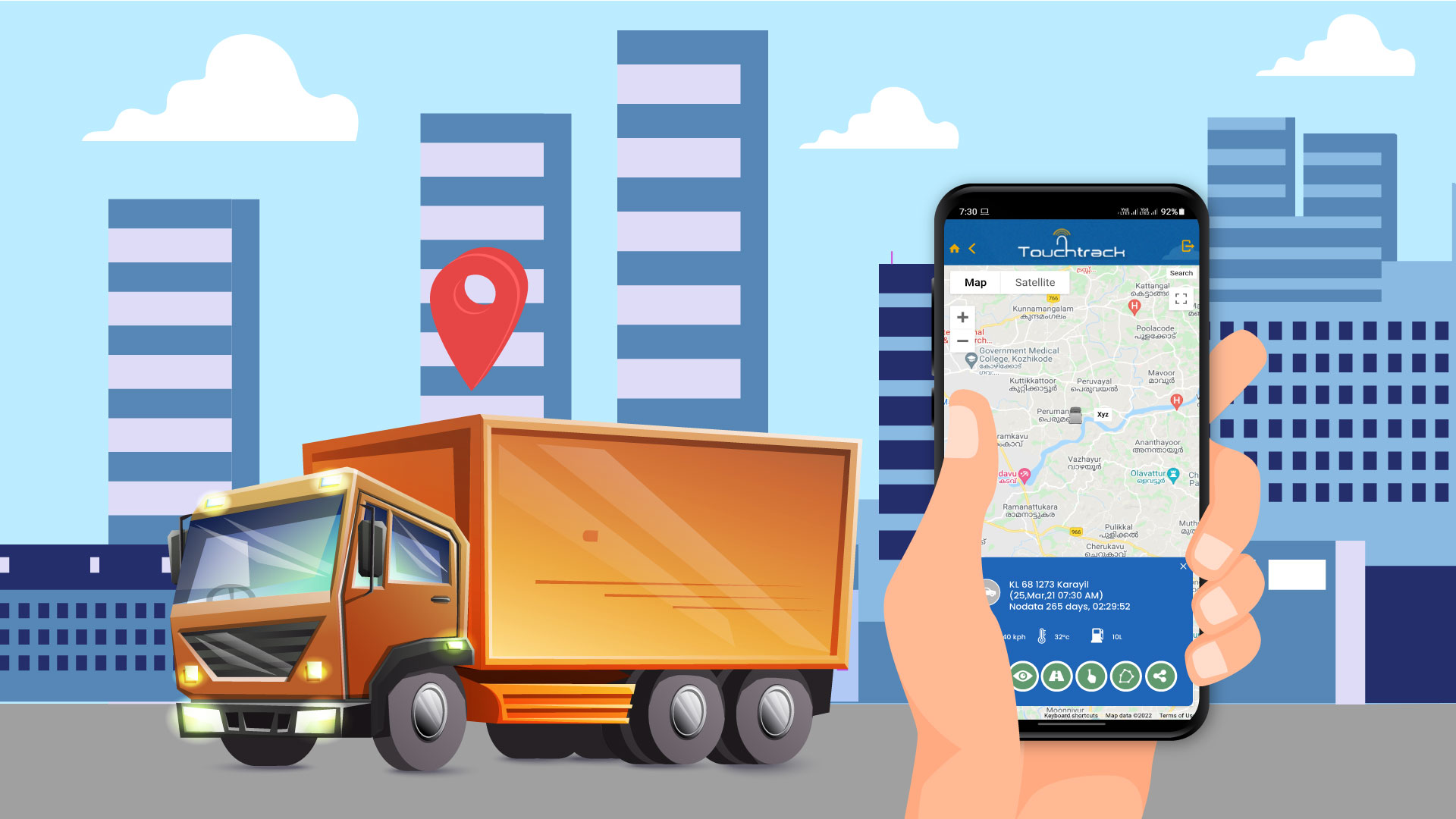 GPS Tracking Vehicle Tracking System UAE GPS Tracker