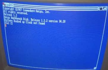 WorkBench 1.3 Boot No RTC