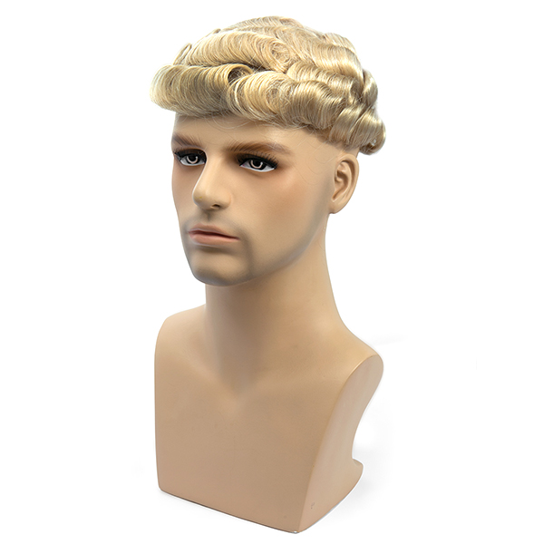 22r Toupee Hair Piece For Men Best Mens Thin Skin Hair Replacement System Perfect Blond Hair