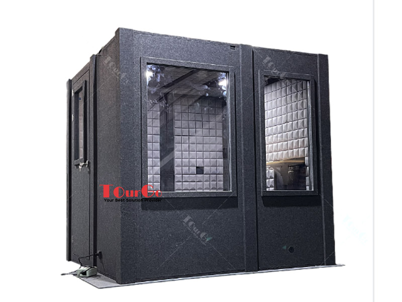 Sound proof acoustic enclosure silent space isolation booths TourGo