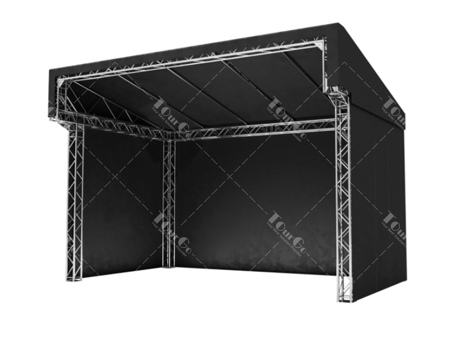 Aluminum TRUSS 6 X 4M PITCH STAGE ROOF SYSTEM (F34 P) TourGo Event Solution Co., Ltd