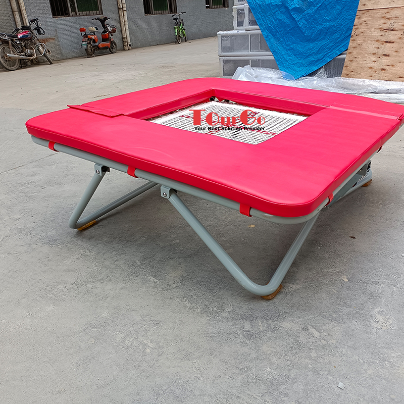 Adjustable Inclined Gymnastic Mini Trampoline for Ninja Training