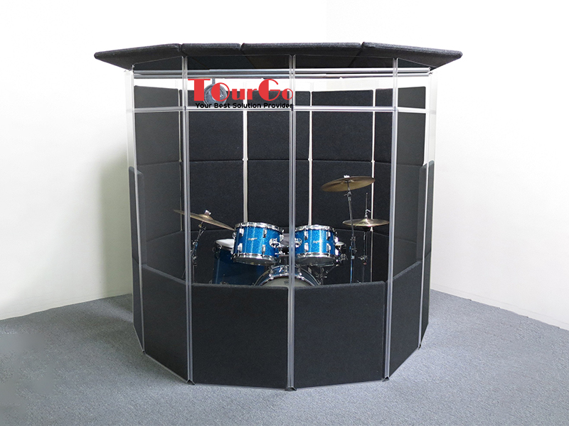 Drum Isolation Booth 7ft x6.5ftx6.5ft TourGo Event Solution Co., Ltd