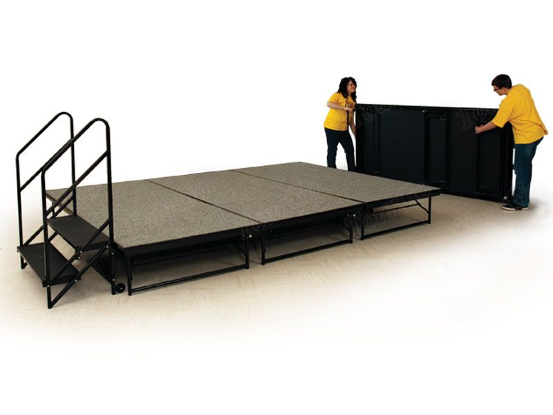 TourGo Folding Event Stage Design Mobile Stage Platform with Wheels