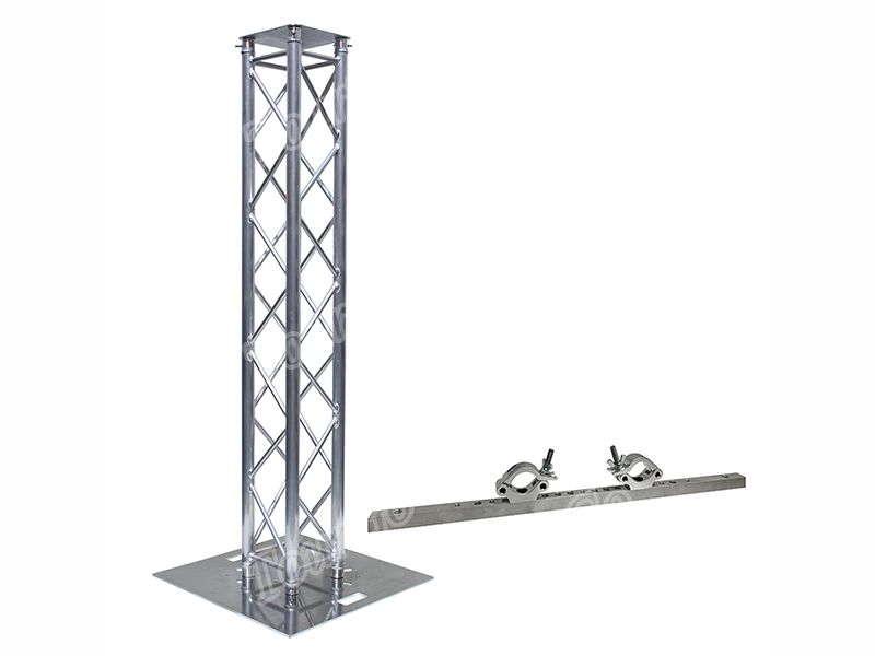 TourGo Aluminum TV Truss Stand Lighting Tower Truss for Hanging LED and TV Screen TourGo Event
