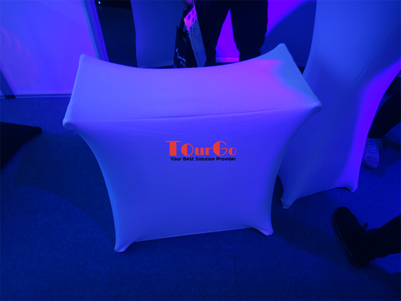 White DJ X Stand Scrim Cloth Cover TourGo Event Solution Co., Ltd