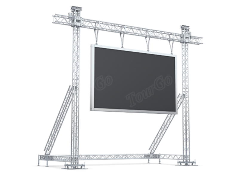 TourGo LED Video Wall LED Ground Support Structure Truss System for