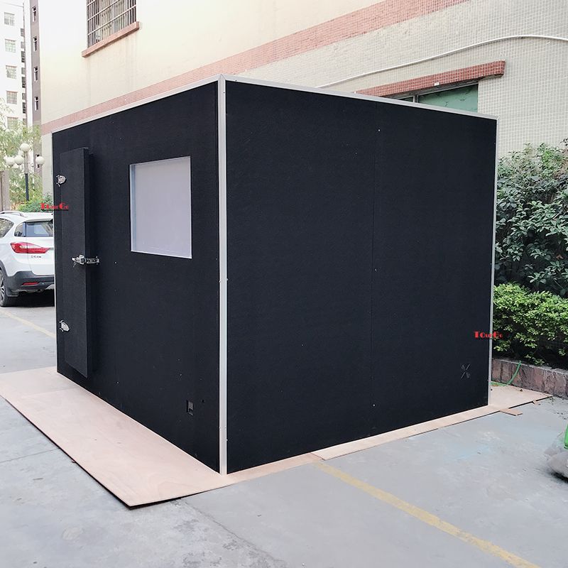 Big Black Recording Studio Booth Sound Isolation Music Booth TourGo