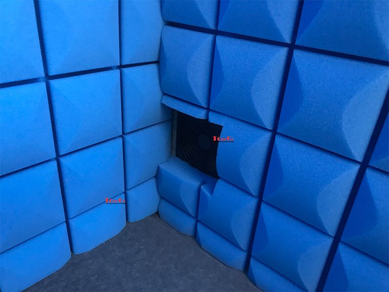 Inside Foam Acoustic Home Studio Vocal Silence Drum Booth TourGo