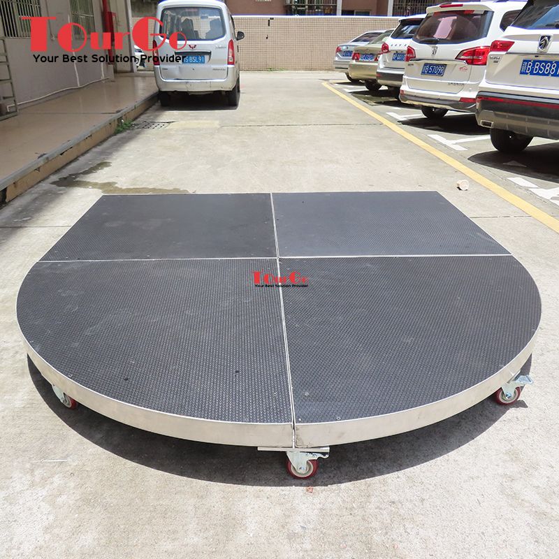 Aluminum Portable Stage Drum Riser For Sale TourGo Event Solution Co